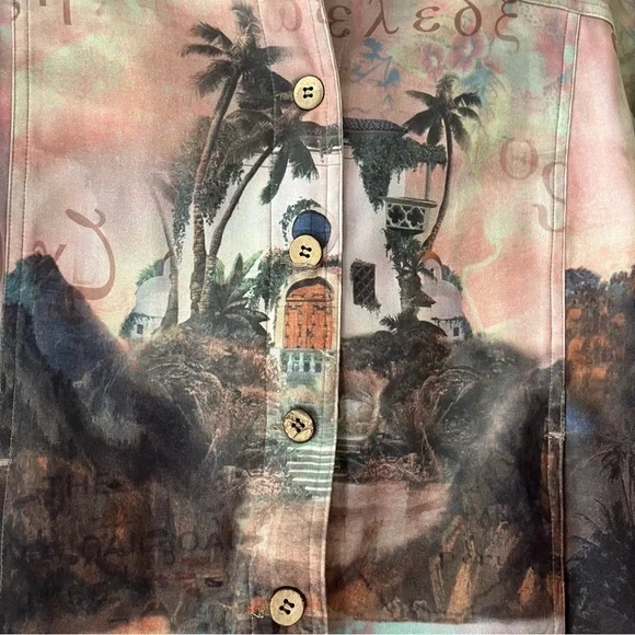 TanJay Multicolor Scenic Jean Jacket - Picture 4 of 7